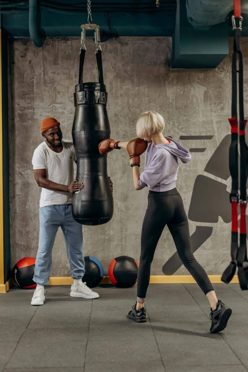 Illustration of a self-defense situation